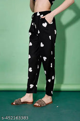 Soft Lycra fabric maxi payjama, colorful digital print for comfortable relaxation, made in India